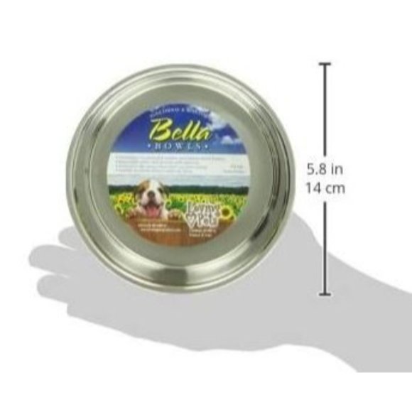 NEW I LOVE MY DOG Food Bowl in Steel Blue NEW, cat, dog, reptile, bird - Picture 2 of 3